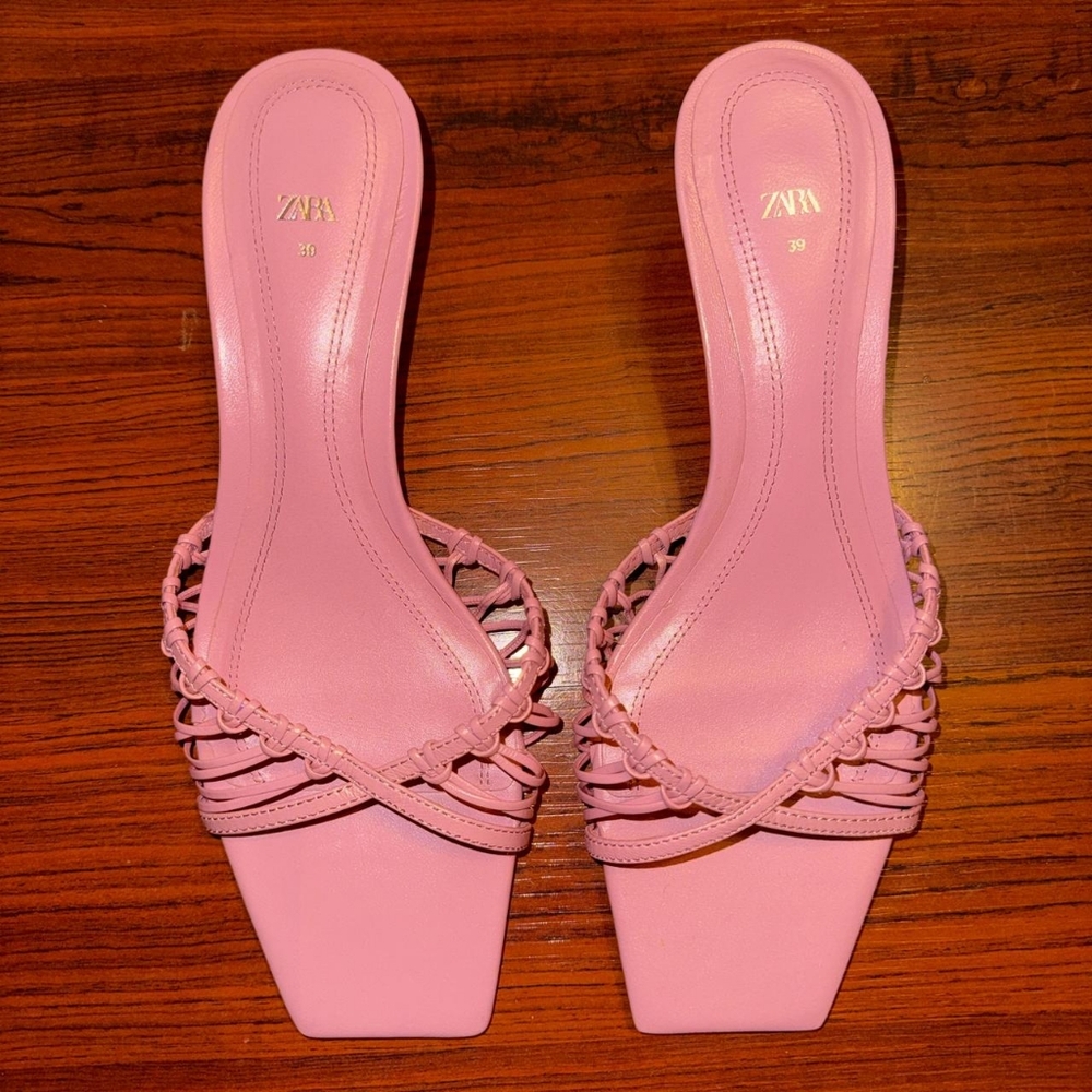 Zara Women's Pink Mules